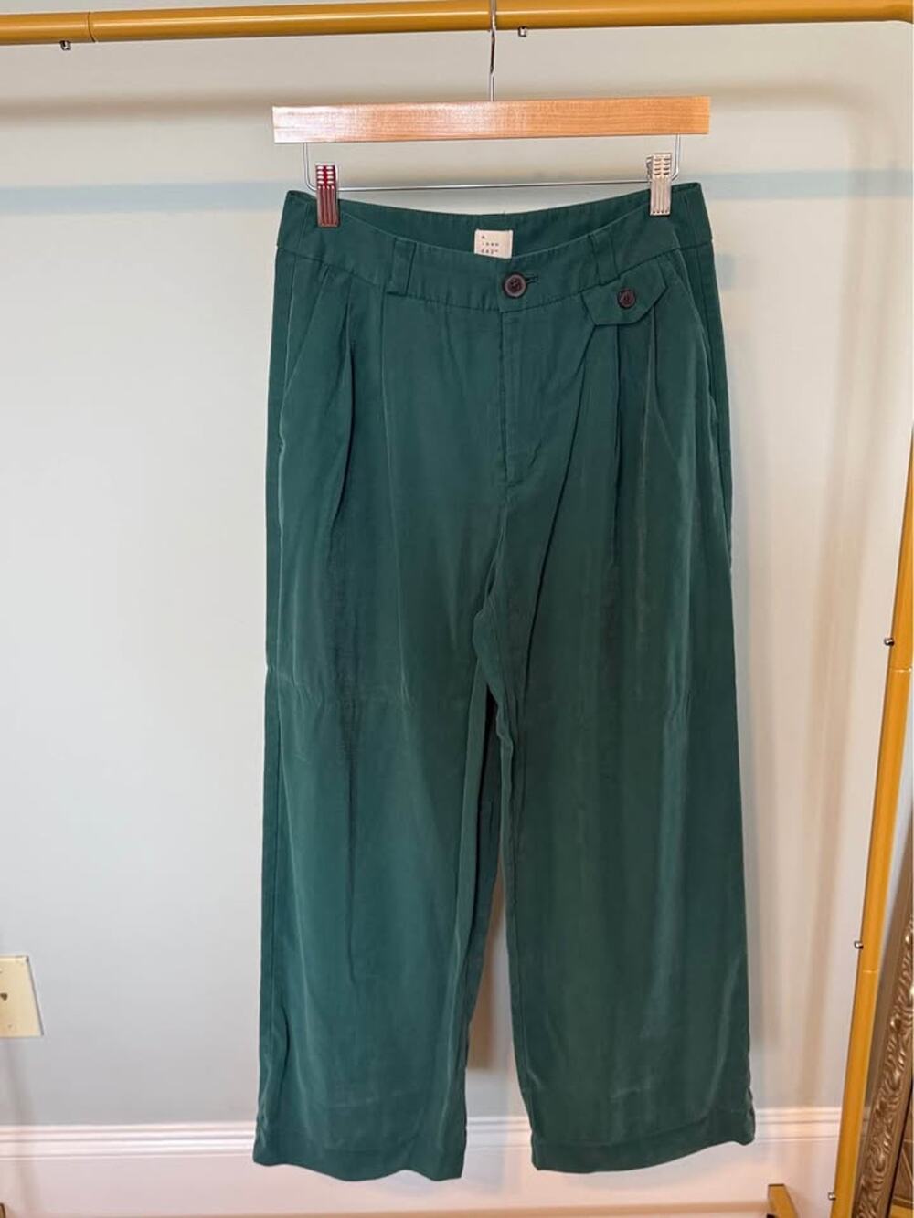 A New Day Green Wide Leg Trousers
